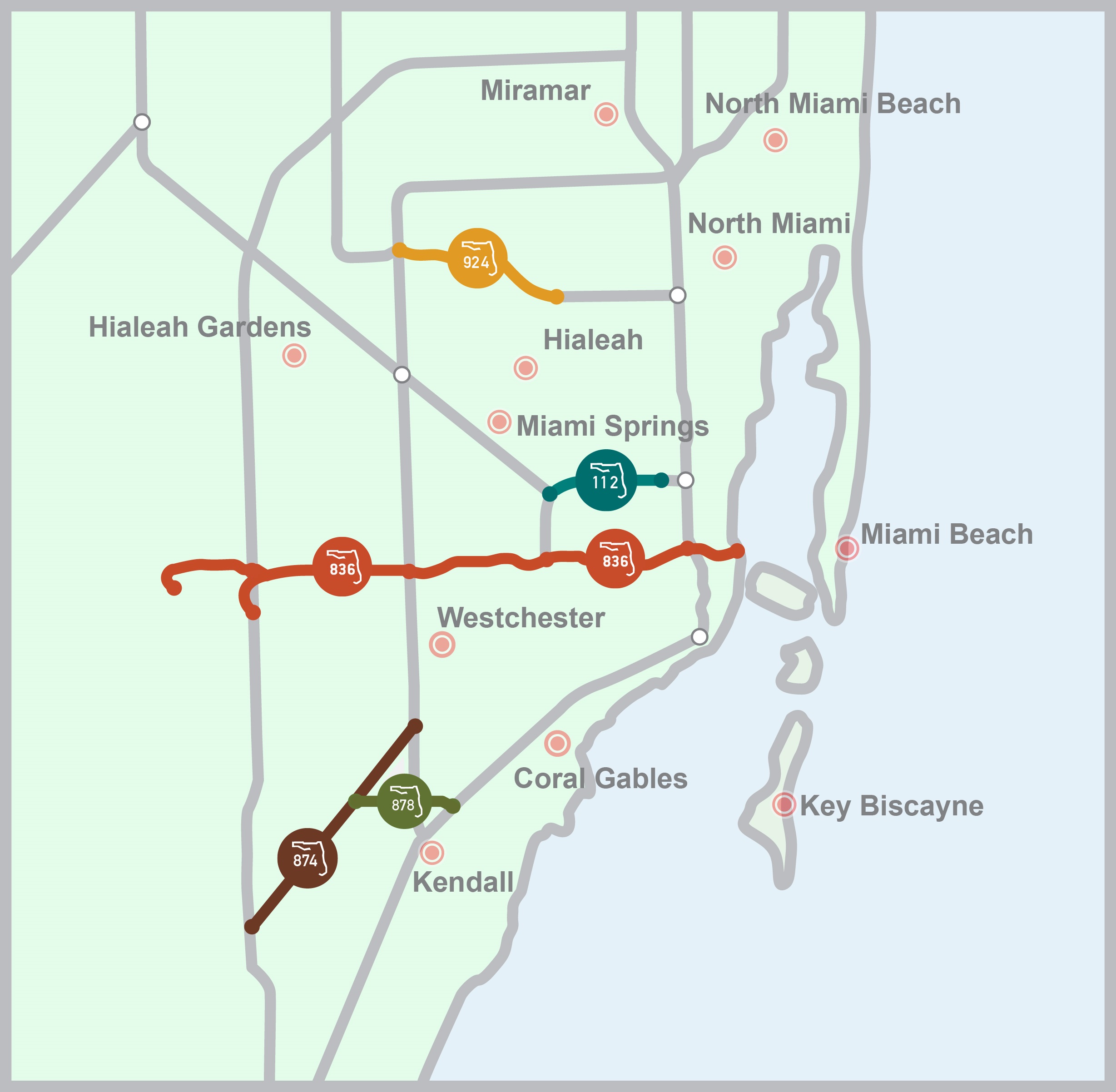 About | MDX Expressway Map
